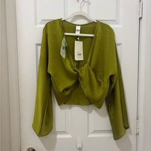 BAOBAB Lime Green Women's Blouse